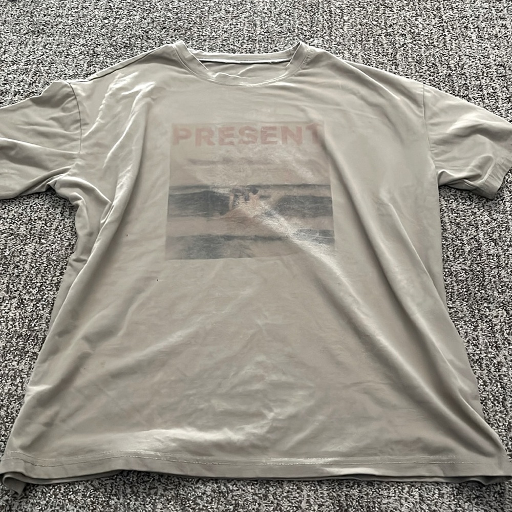Tan Oversized T-Shirt